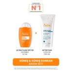 Avene Güneş & Güneş Sonrası Bakım Seti (Ultra Fluid Spf 50 Invisible 50 ml + After Sun Losyon 200 Ml)