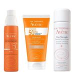 Avene Güneşten Korunma Seti 4 - Spray Spf 50+ 200ml - Solaire Spf 50+ Tinted Fluid 50 Ml Termal Su 50ml