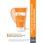 Avene Tinted Fluid SPF 50+ Normal ve Karma Ciltler için Yüksek Korumalı Renkli Yüz Güneş Kremi 50 ml