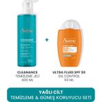 Avene Yağlı Cilt Temizleme & Güneş Koruyucu Seti (Temizleme Jeli 400 ml + Ultra Fluid 50 Spf 50 Ml)