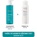 Avene Yağlı ve Akneye Eğilimli Cilt Bakım Seti (Temizleme Jeli 400 ml + Termal Su 150 Ml)