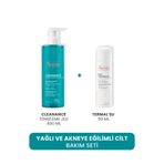 Avene Yağlı ve Akneye Eğilimli Cilt Bakım Seti ( Temizleme Jeli + Termal Su)