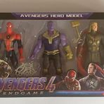 Avengers 3 lü Örümcek Adam,Thons,Thor Işıklı Figür