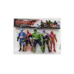 Avengers 5'Li Figür Oyuncak Thanos Örümcek Adam Ironman Hulk Kaptan Amerika 12 Cm
