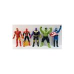 AVENGERS Captain America , Ironman , Spiderman , Hulk , Thanos 12 Cm 5 Li Figür Oyuncak