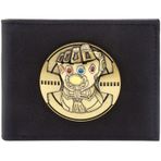 Avengers s Infinity Gauntlet Soul Gems Siyah Kimlik ve Kart Cüzdan, Siyah, One Size, İki katlı