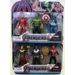 Avengers Süper Kahraman Aksesuarlı Figürler 6 Lı Örümcek Adam