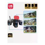 Avenir 123456689 Av S-308 3 Kamerali Sirenli Wifi Kamera