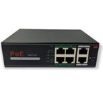 Avenir AV-H1064PLS 4 Port Poe Switch + 2 Port Uplink Gigabit