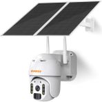 Avenir AV-M04 Sim Kartlı 4g Solar Panelli 7/24 Sürekli Kayıt Gece Görüşlü Akıllı Kamera - Beyaz