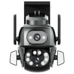 Avenir AV-M23 Çift Kameralı 2X2MP Ptz Wifi Gece Görüşlü Kamera - Siyah