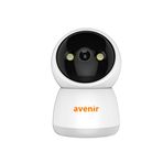 Avenir AV-S214 3MP 360° Dönebilen Wifi Bebek Kamerası, 2 Yönlü Ses, Yatay 355°, Dikey 110° Dönüş Açısı, Renkli (Warmled) ve Siyah Beyaz (IR) Gece Görüşü, 128GB SD Kart Desteği, Bulut Kayıt Desteği