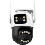 Avenir AV-S306 (Wifi) 6mp 2 Kameralı Onvif Ptz Wifi Kamera - Gri
