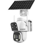 Avenir AV-S415 2 Kameralı 4g Sim Kartlı Güneş Enerjili Aov Sürekli Kayıt Esım Kamera