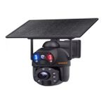 Avenir AV-S436 4g Solar Güneş Enerjili 6mp 36X Optikal Zoom Siren ve Sesli Uyarı 50 Metre Gece Görüş Mesafesi Ip Ptz Kamerası - Beyaz