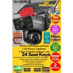 AVENİR AV-S830-H Türkçe Konuşan 7/24 Sürekli Kayıt Güneş Enerjili Güvenlik Kamerası HiEasy Uygulama