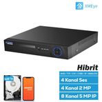 AVENIR AV-TC04M h.265 AHD DVR 4 Kanal 5 MP 5IN1 Hibrit XMEYE