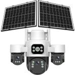 Avenir KRNTEKNO-(3motorlu+1sabit)-Ptz Dome Kamera-12MP-4 Kameralı-Çift Panelli-E sim-4G