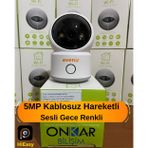 Avenir S215 5MP HAREKETLİ SESLİ GECE RENKLİ BEBEK BAKICI EVCİL HAYVAN İZLEME GÜVENLİK KAMERASI HİEASY