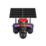 Avenir Solar Güvenlik Kamerası (Tek Panel, 3 Lensli)