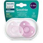 Avent Philips Soothie Ortodontik 2'li 0-6 Ay Kız Saklama Kutulu Emzik