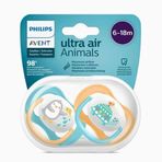 Avent Philips Ultra Air Animals 2'li 6-18 Ay Unisex Emzik