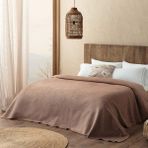 Aventura Battaniye Çift Kişilik 200X220 cm Acık Somon - Açık Somon - 100 x 180 cm