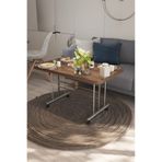 Avenza Furniture Avenza Living 70×110 cm Tekerlekli Orta Sehpa – Metal Ayak, Modern Dekoratif Masa