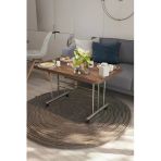 Avenza Living Tekerlekli Masa Orta Sehpa 70X110 Cvz Metal Ayaklı