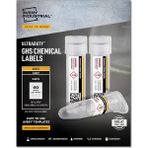 Avery Için Ultra Zorunlu Ghs Kimyasal Etiketten Lazer/led Yazıcı, Su Geçirmez, Uv-Dayanıklı, 600 Pak - Ana Renkler