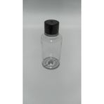 Avese 30 Ml Siyah Standart (Çevirmeli) Kapaklı Likit Dezenfektan Kolonya Pet Şişesi (10 Adet)