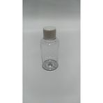 Avese 40 Ml Beyaz Standart (Çevirmeli) Kapaklı Likit Dezenfektan Kolonya Pet Şişesi (25 Adet)