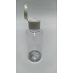 Avese 50 Ml Beyaz Fliptop (Açmalı) Kapaklı Likit Dezenfektan Kolonya Pet Şişesi (50 Adet)