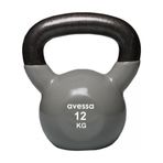Avessa 12 Kg Gri Kettlebell Dambıl