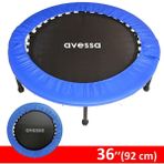 Avessa 92 cm Kılıflı Trambolin Eğlenceli Tasarım ile 36 inç Boyut Güvenli Kullanım İçin MB-23045 - Mavi