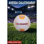 Avessa Galatasaray Futbol Topu – GS-7001 Lc - Dayanıklı ve Uzun Ömürlü Yapı - No:5 - 430 gr - Sarı - Kırmızı