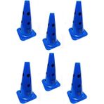 Avessa Hn-38-2 Delikli Antrenman Hunisi 38 cm Mavi 6lı - Standart