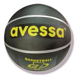 Avessa Kauçuk Basketbol Topu, 7 No, Yetişkin, 530 Gr, Siyah, BRC-7S
