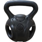 Avessa KETTLE-100 Plastik Kettle Dambıl 6 kg Siyah Renk Ekstra Güçlü ve Yüksek Performanslı