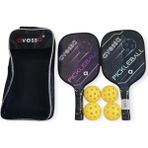 Avessa PKL-150 Ahşap Paddle Raketi Seti Renkli 4 Top ve Raket Çantası ile Türkiye Menşeli
