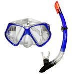 Avessa Yüzücü Maske Şnorkel Set Mavi