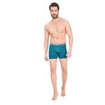 AVF Erkek Boxer, 3'lü Paket, Siyah Lacivert Yeşil, Rahat Pamuklu Kumaş, Elastik Bel