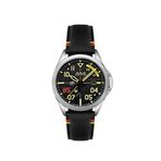 Avi-8 Flyboy Tuskegee Airmen 85th Anniversary Av-4148-01 Deri Erkek Kol Saati - Siyah