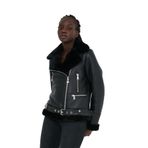 Aviator Kadın Kürk Kaban 3XL