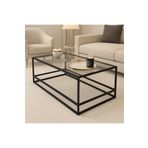 AVİBO HOME Marven Orta Sehpa Şeffaf Cam