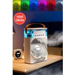 AVİGO Taşınabilir Vantilatör Spreyli Vantilatör Buzlu Buharlı Mini Klima Fan Masaüstü USB Fan Air Cooler