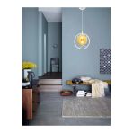 Avizade Tekli Beyaz, Bal Camlı Avize-Modern-Endüstriyel-Sarkıt Avize-Salon-Mutfak-Çocuk Odası-Oturma Odası