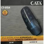 Avize Aydınlatma Kumandası, 4'Lı, 4X1000 W, Cata 9154