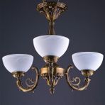 Avize Çarşısı Polo 3 kollu Camlı Eskitme Avize BS.7192-52-43