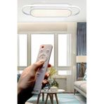 Avize Pazarı Modern Led Avize Plafonyer Üç Renkli Beyaz Kumandalı